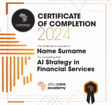 Ai strategies course certificate image